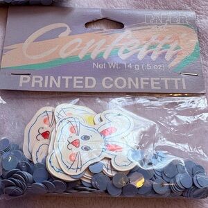 Confetti Paper Printed Confetti with Bunny Design (Set of 3)